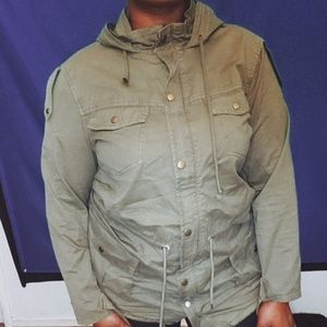 Olive Green Trench Coat